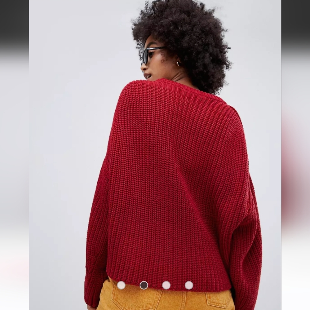 Dr Denim cotton chunky rib knit